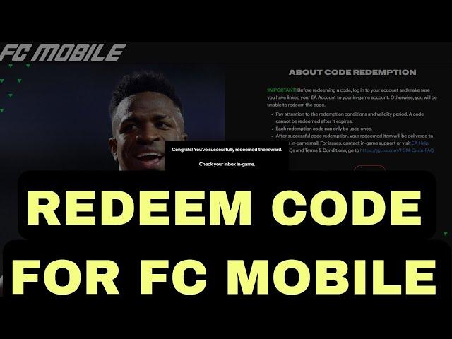 NEW REDEEM CODE FOR FREE GIFTS! OFFICIAL|NEW REDEEM CODES OF FC MOBILE