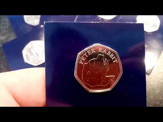 UK 2020 PETER RABBIT 50p Coin VALUE + REVIEW. Change Checker Pack