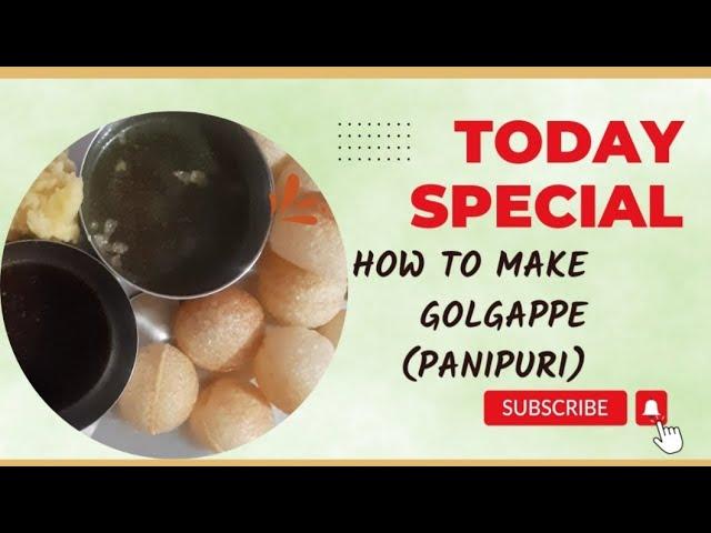 How to make golgappe(panipuri) #harman'skitchen #tastyfoodwithharman #tastyfood easytomake