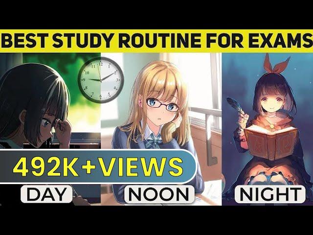 Best Exam Study Routine | Exam Timetable for Students | Study Tips | Education