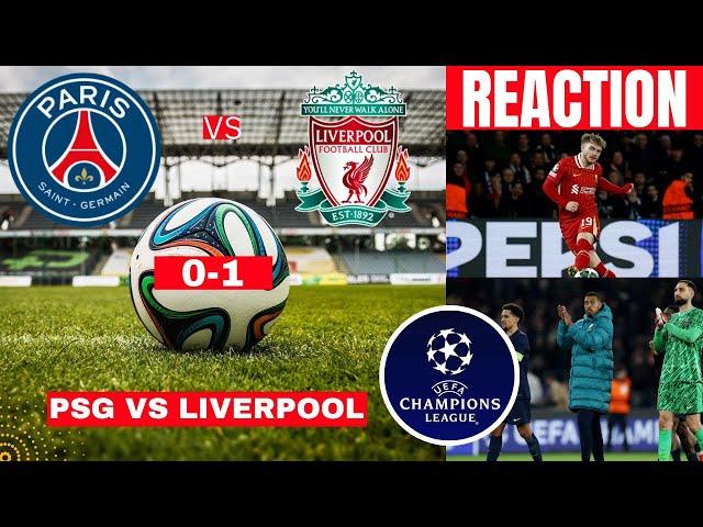 PSG vs Liverpool 0-1 Live Champions League UCL Football Match Score Commentary Highlights Direct