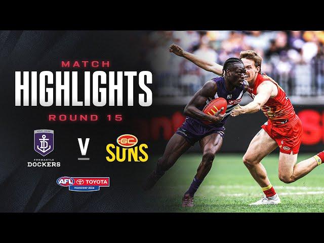 Fremantle v Gold Coast Highlights | Round 15, 2024 | AFL