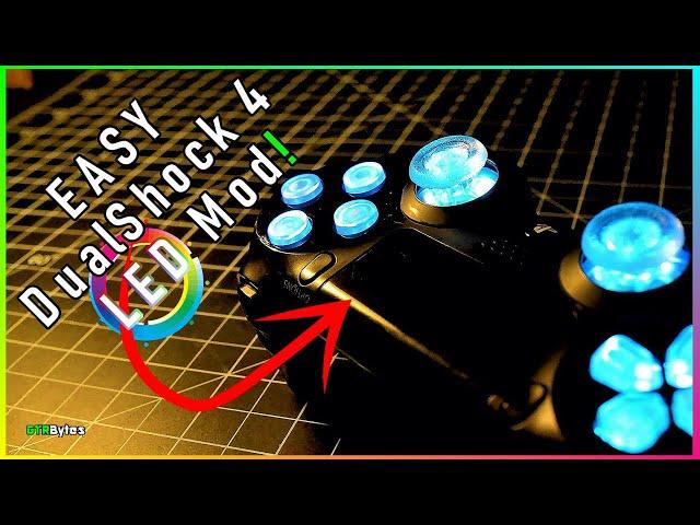 EASY PS4 Controller LED Mod Tutorial | eXtremeRate DTF Dualshock 4 LED Kit Install