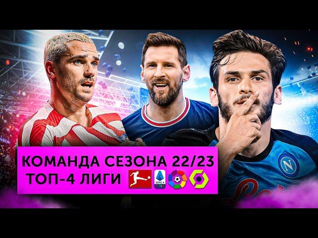 Команда сезона 22/23 | Ла Лига, Серия А, Бундеслига, Лига 1