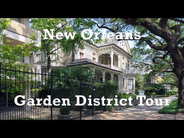 New Orleans, LA – Garden District  |  A 4K City Walking Tour