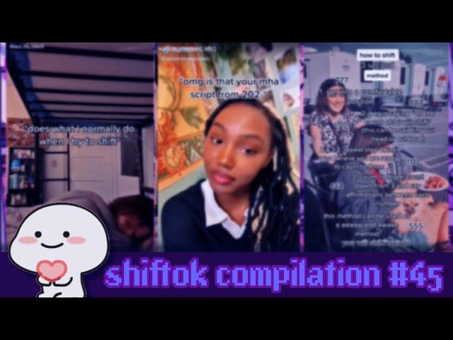 shifting tiktoks compilation #45! (script ideas, motivation, memes, etc)