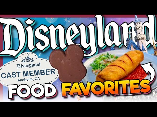 I Tried FAVORITE FOODS of Disneyland Cast Members