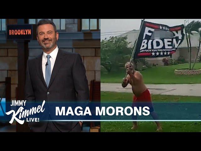 Shirtless Trumpers Fight Hurricane, Marjorie Taylor Greene Getting Divorced & a Jon Stewart Surprise