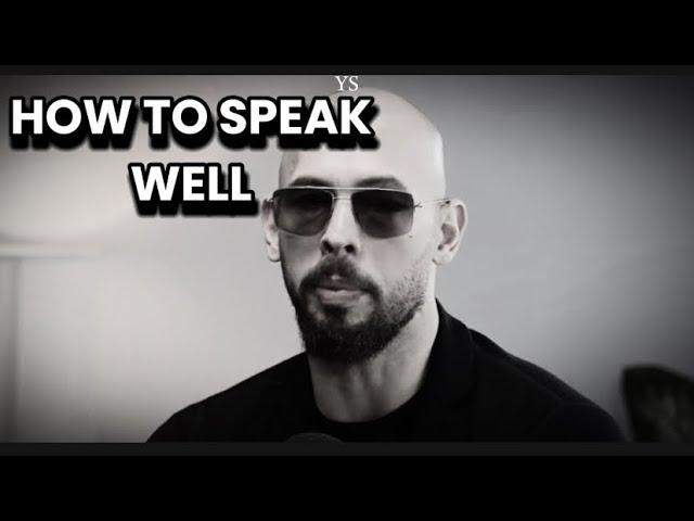 Learn How To Speak Well | Andrew Tate