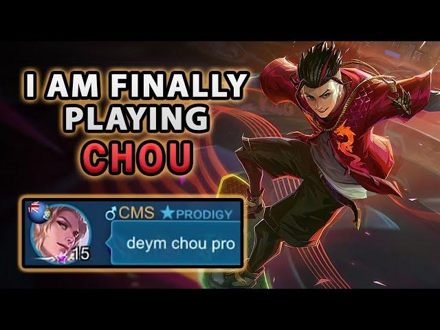 I Finally Decided To Play Chou Cuz Of This New Skin | Mobile Legends