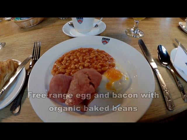 Breakfast at Keble College, Oxford, UK