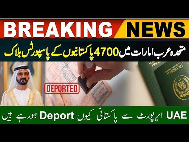 Government Block Passports Of Pakistan Citizens Prisioned In UAE | Breaking News #dubaivisaupdate