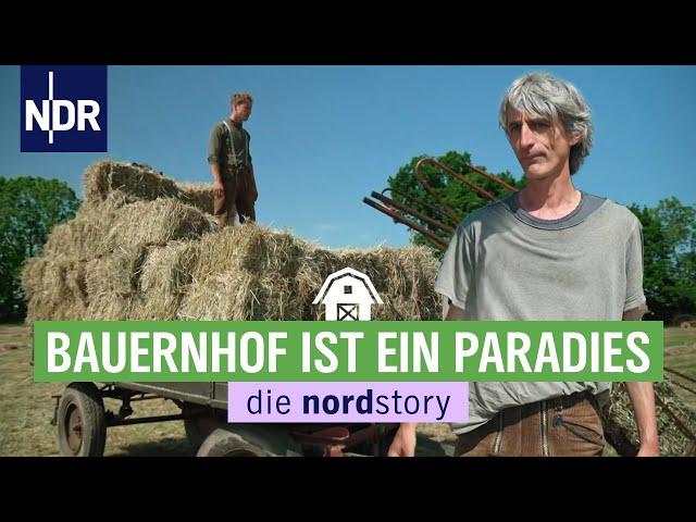 Zwei Generationen auf dem Ur-Bauernhof - Vater, Söhne & Co. | die nordstory | NDR