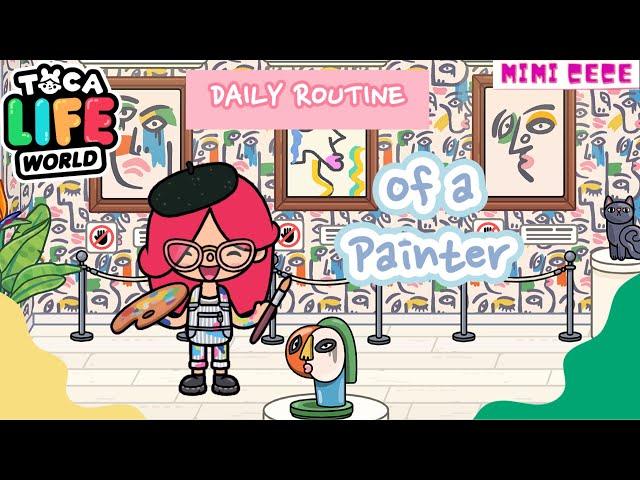 DAILY ROUTINE CỦA MỘT HOẠ SĨ ‍ | DAILY ROUTINE OF A PAINTER IN TOCAWORLD