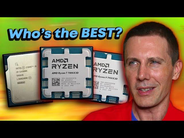 What's the BEST Gaming CPU - Ryzen 7 7800X3D vs Ryzen 9 7950X3D Vs i9-14900K