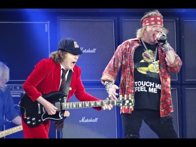 AC/DC and Axl Rose BACK IN BLACK HD Ceres Park, Aarhus, Denmark, June 12, 2016