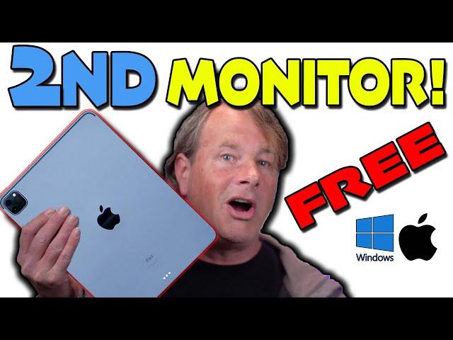 Use Any Tablet As a Second Monitor FREE!