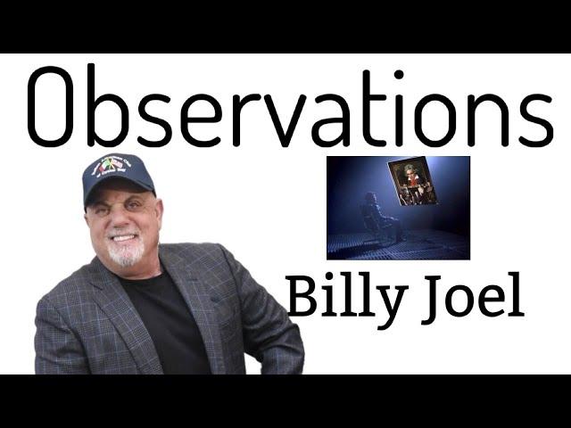 Observations - Billy Joel