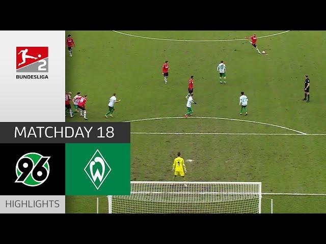 Incredible Free-Kick Goal | Hannover 96 - SV Werder Bremen 1-4 | Highlights | MD 18 –  Bundesliga 2