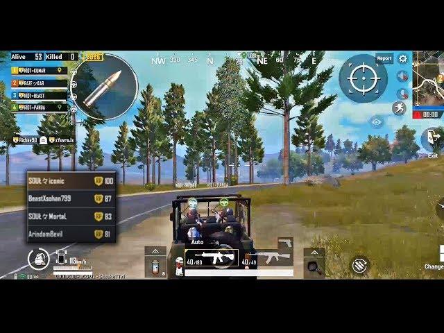 KingAnBru vs Mortal, Novaking, Maxtern, Iconic (Soul Clan) Conqueror We Won (Hindi) | Pubg Mobile