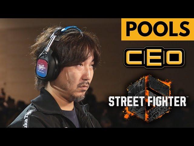 CEO 2024 SF6 POOLS F & G (Daigo iDom JOE UMEROGAN Fatality) Street Fighter 6 Tournament