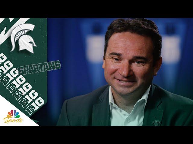 Jonathan Smith outlines his vision for Michigan State football | NBC Sports