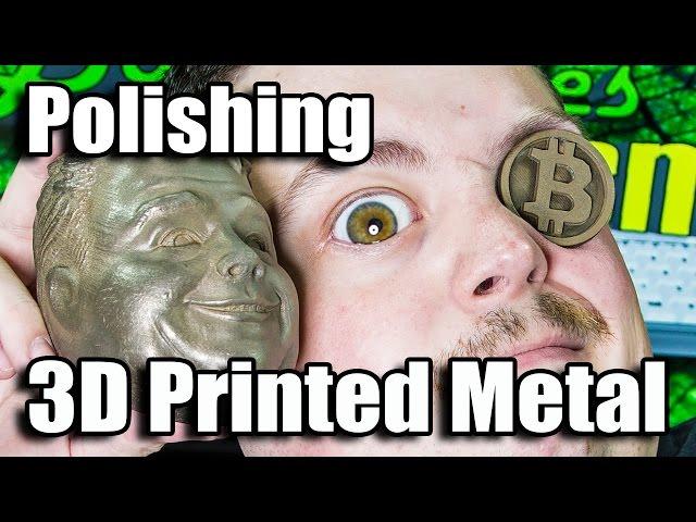 Polishing 3D Printed Bronze w/ Rock Tumbler & Steel Pins - @Barnacules