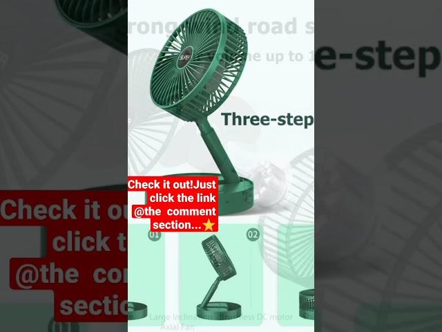 Foldable Telescopic Desk Electric Fan . Price: ₱289 Discount Price: ₱168 #shortvideo #plssubscribe