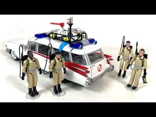 3.75 in Ghostbusters O-Ring Action Figures with Ecto-1 1984 Hasbro Review Retro