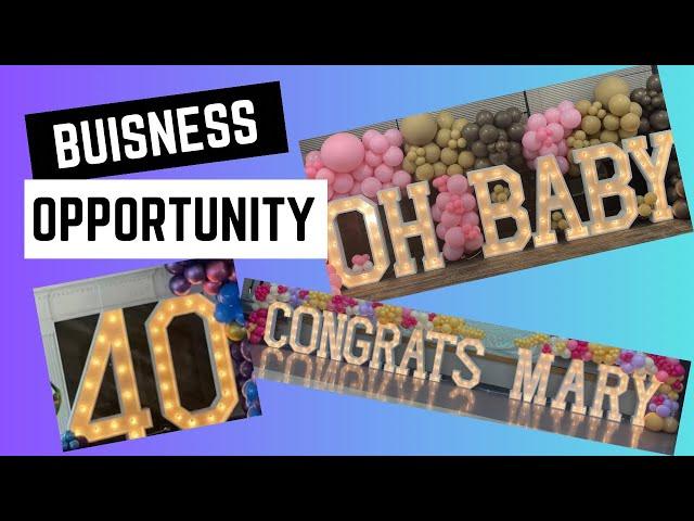 Marquee letters - How to Build, Sell, or Rent