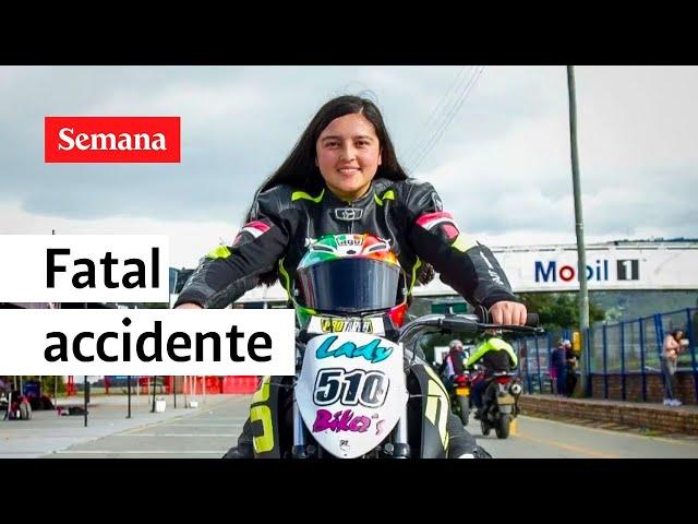 Así fue la muerte de la motociclista Lady Díaz en el autódromo de Tocancipá | Semana Noticias