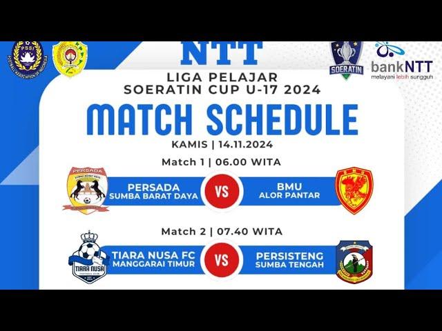 PERSADA SUMBA BARAT DAYA VS BMU ALOR PANTAR | SOERATIN CUP U17 2024 ##SOERATIN ##SEPAKBOLA