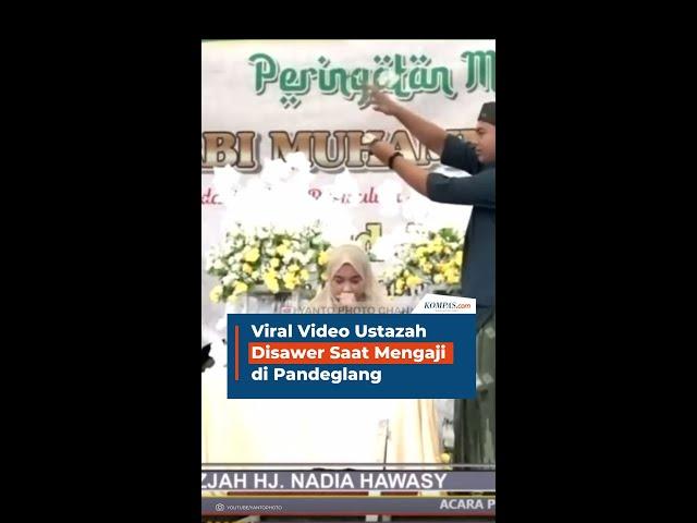 Viral Video Ustazah Disawer Saat Mengaji  di Pandeglang