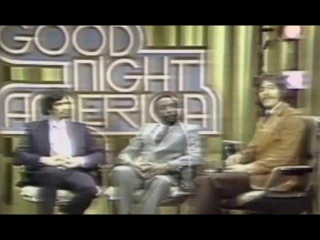 THE ZAPRUDER FILM IS SHOWN ON "GOOD NIGHT AMERICA" (ABC-TV) (MARCH 6, 1975)