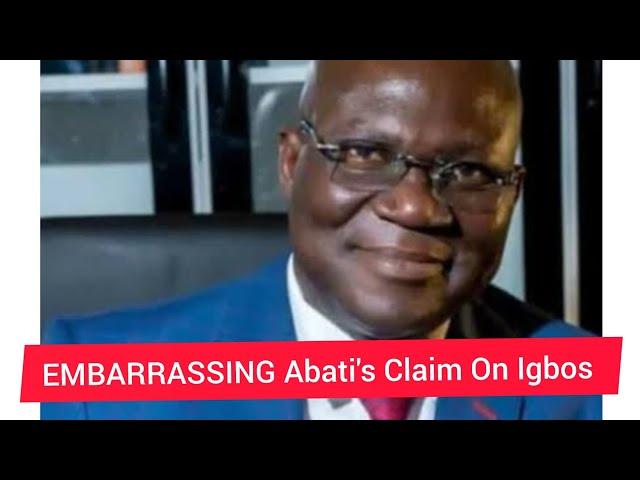 BACKLASH As Reuben Abati EMBARRASSES Self With False Claim Igbos Don't Sell Land To Strangers