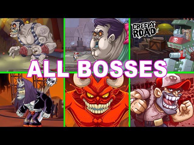 Creepy Road All Bosses Fight Gameplay