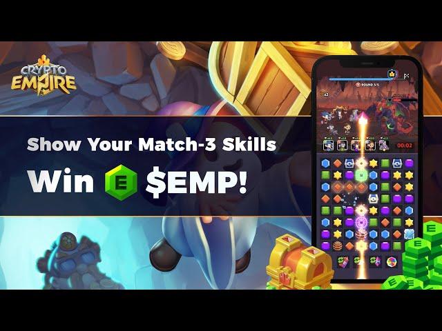 Crypto Empire Gameplay Play2Earn game gain EMP token