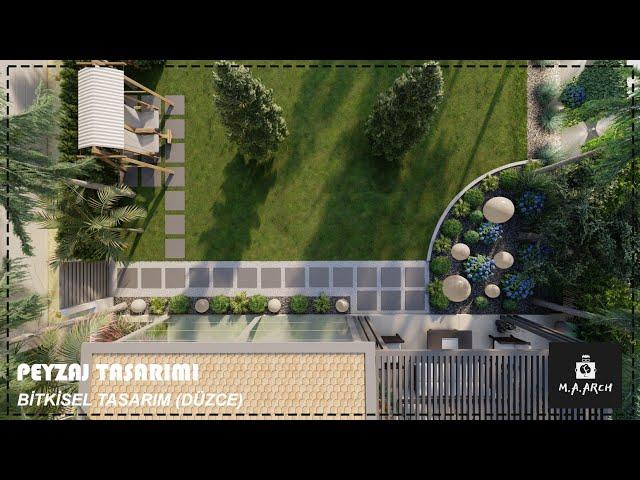 PEYZAJ MİMARLIĞINDA BİTKİSEL TASARIM ÖRNEĞİ / LANDSCAPE DESIGN DÜZCE