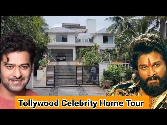 tollywood celebrities house tour | telugu actor home tour | allu arjun house | prabhas house tour