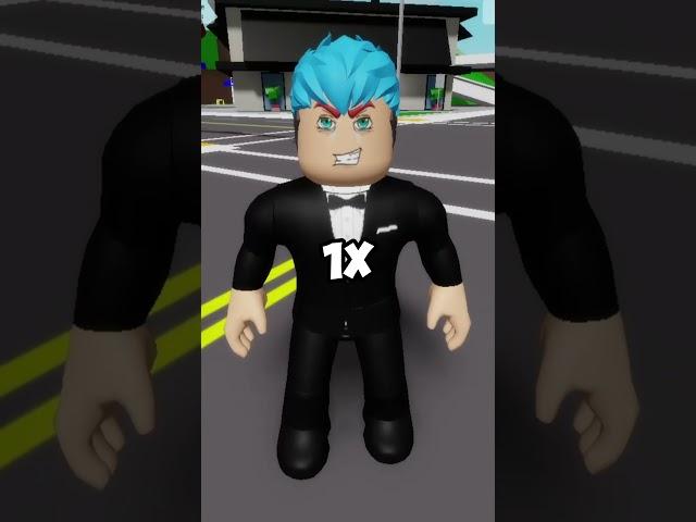 3X 2X 1X 0.5X ️ #shorts #roblox #playofel #playingrej