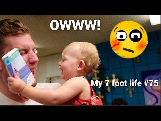 BABY BEATS UP A GIANT!! My 7 Foot Life #75