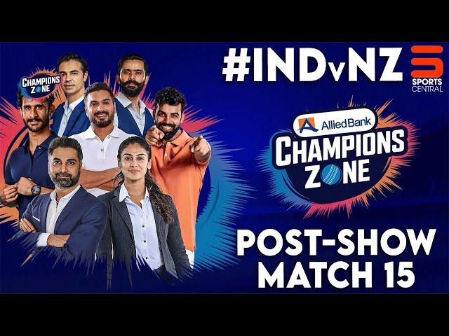 India vs New Zealand | (Post-Match Show) Expert Analysis | Allied Bank Champions Zone | M 15 | M3K1K