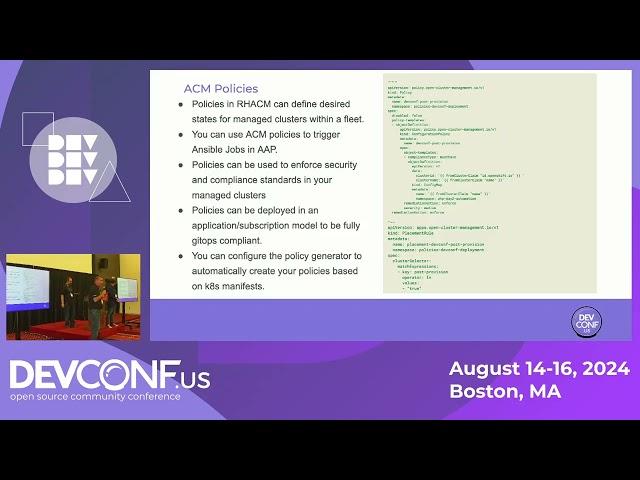 Automate Openshift Cluster deployment with RHACM and AAP - DevConf.US 2024