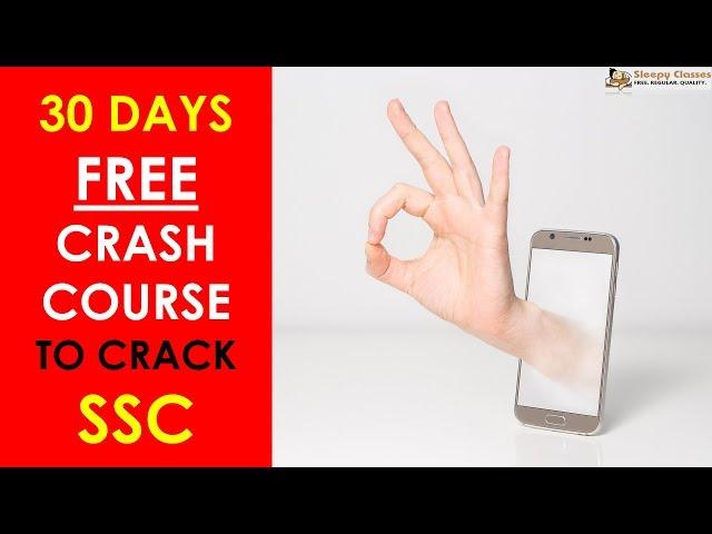 SSC Crash Course - Lecture Schedule and Idea