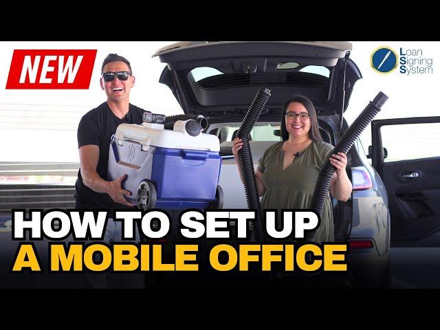 [NEW 2024] How to Set Up a Mobile Office as a Notary Public - Print Loan Documents From The Road!