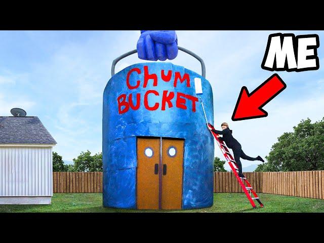 I Built the SpongeBob Chum Bucket!