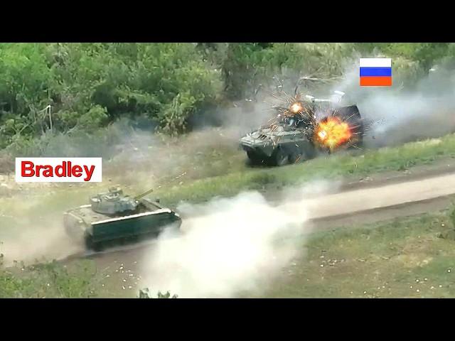 Bradley destroyed a Russian IFV face-to-face in close combat.