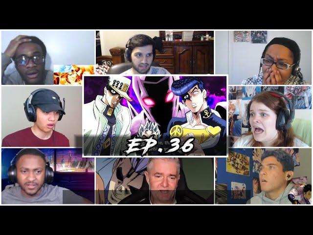 《BITES THE DUST》 Part 2 !! JJBA Diamond is Unbreakable Ep 36 Reaction Mashup