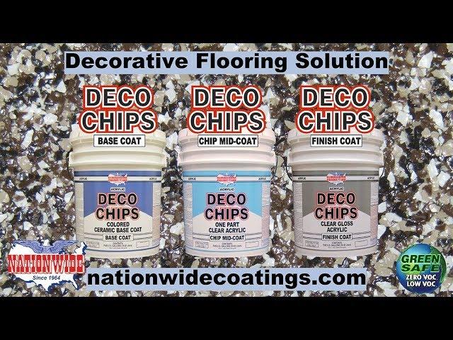 How To Create Decorative Flooring with Deco Chips System