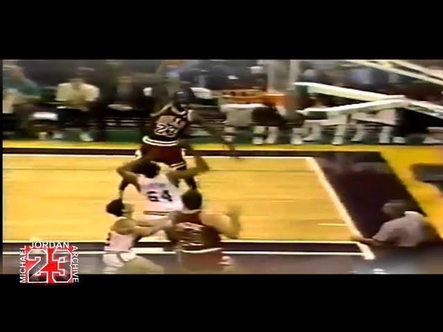 Michael Jordan - What a Dunk over 7 Footer Melvin Turpin! (Is He Big Enough?)